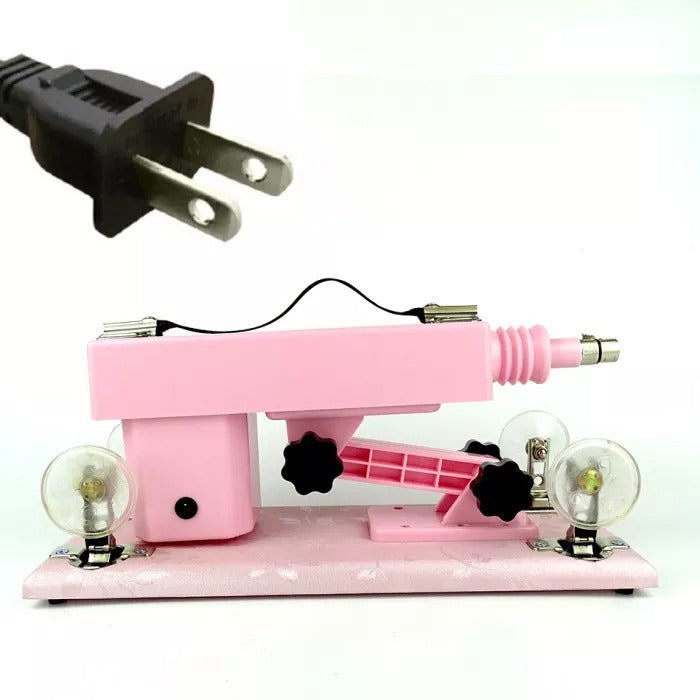 Automatic Sex Machine Gun with Standard Dildo and Extension Tube