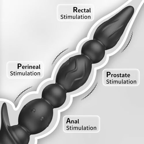 10 Vibration Anal Beads Prostate Massager