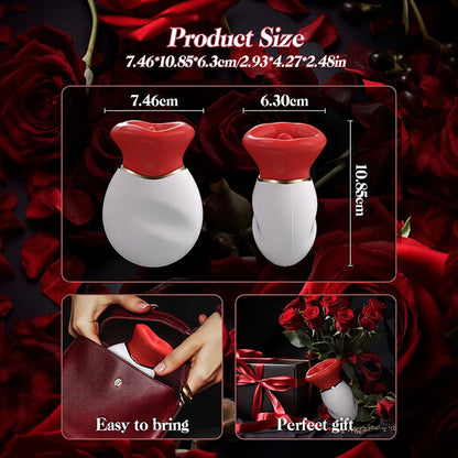 Seraphina - Mouth Tongue 4 In 1 Licking& Biting & Sucking & Vibrating Clitoral Vibrator