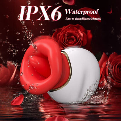 Seraphina - Mouth Tongue 4 In 1 Licking& Biting & Sucking & Vibrating Clitoral Vibrator