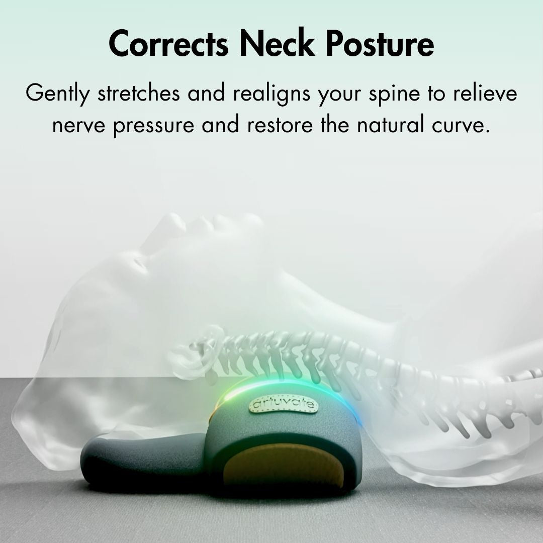 Cervical massage headrest