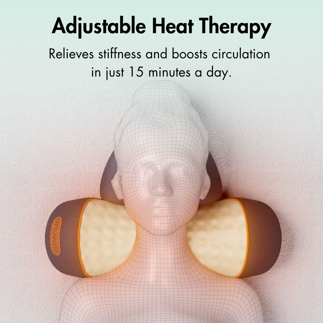 Cervical massage headrest