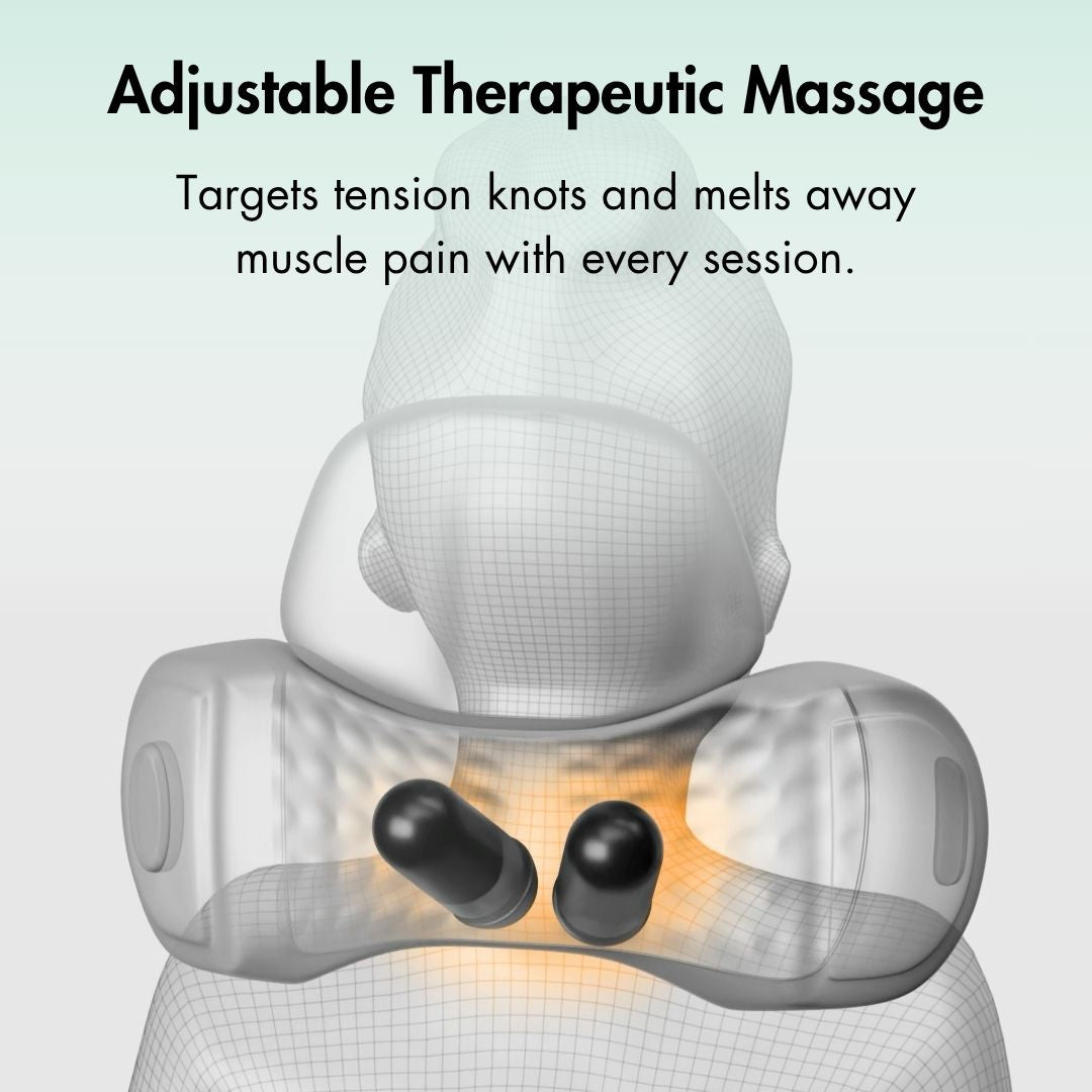 Cervical massage headrest