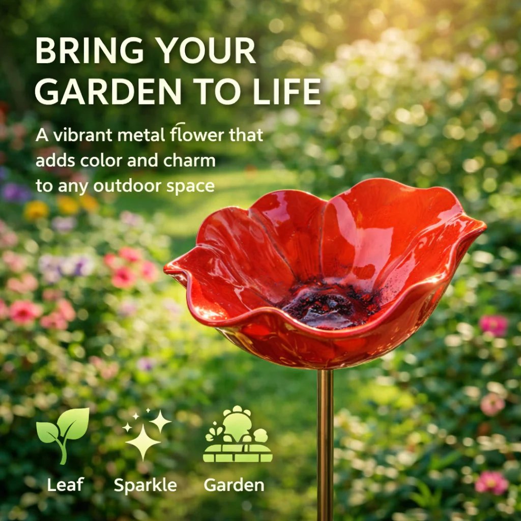 🐦 Mini Bird Bath & Pollinator Water Station - 49% OFF- ✨ Attract Birds & Beneficial Insects