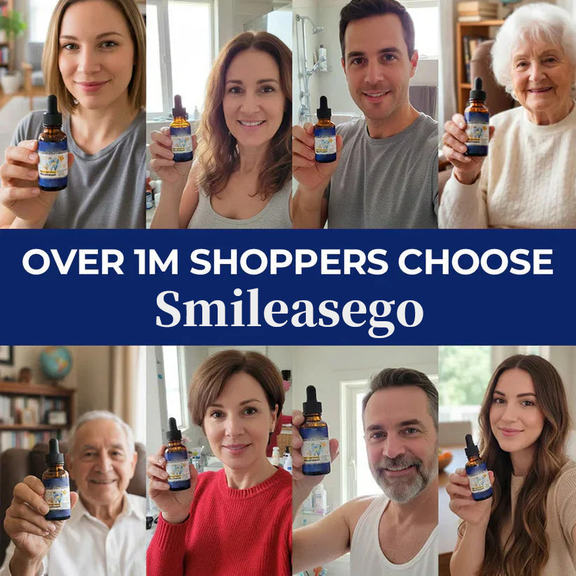Smileasego™ Gum Restore Solution,Gum Regrowth Helps Dry Mouth and Bad Breath