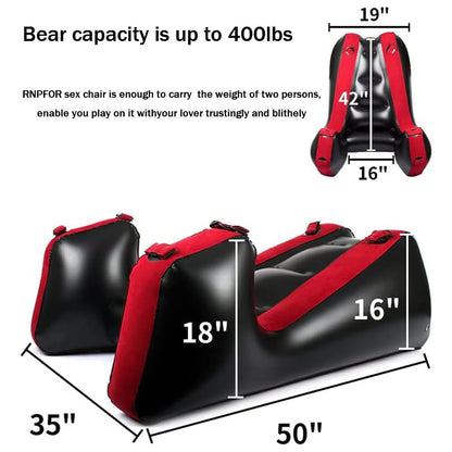 RNPFOR Inflatable Sex Sofa for G-spot Position Aid Sex Pillow for Adult Games