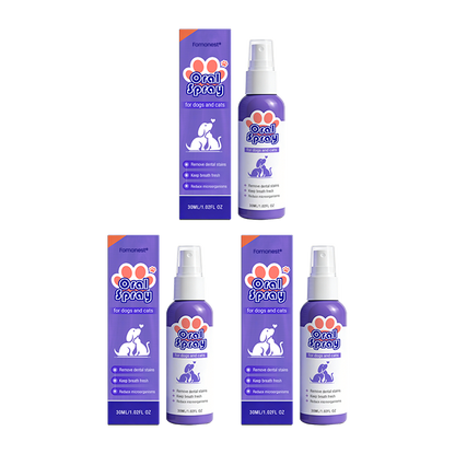 Pet Oral Spray ✅ Freshen Breath, Remove Tartar & Promote gum regeneration, stabilize teeth 🦷-$AC