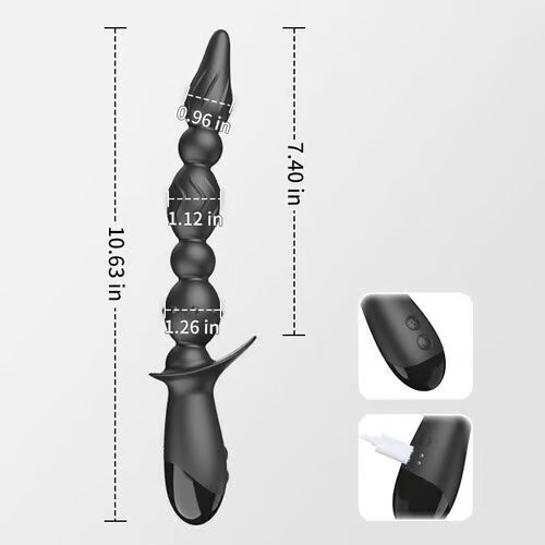 10 Vibration Anal Beads Prostate Massager