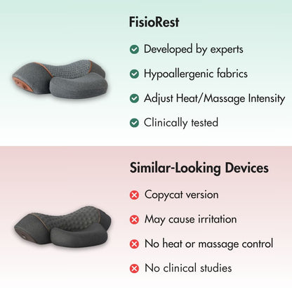 Cervical massage headrest