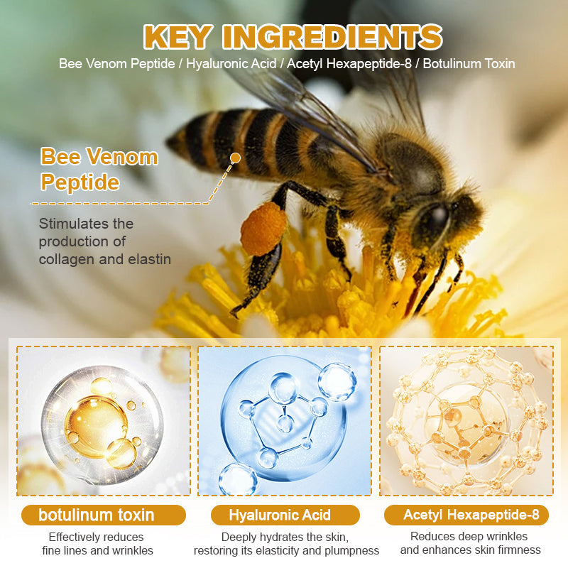 (Made and Shipped from USA) 🧑‍⚕️ Botox Bee Venom Wrinkle Removal Cream- LAST DAY 70% OFF🧑‍⚕️