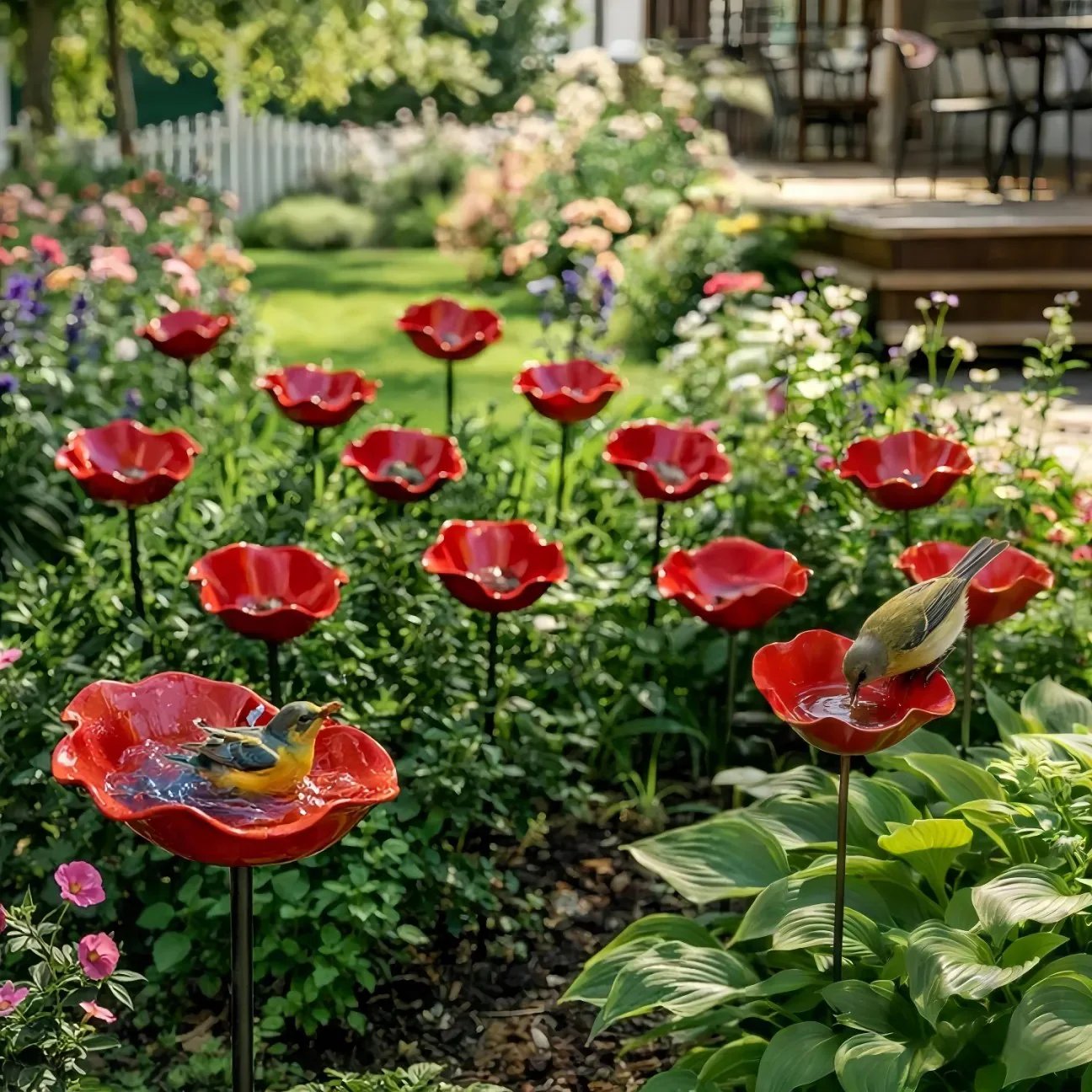 🐦 Mini Bird Bath & Pollinator Water Station - 49% OFF- ✨ Attract Birds & Beneficial Insects