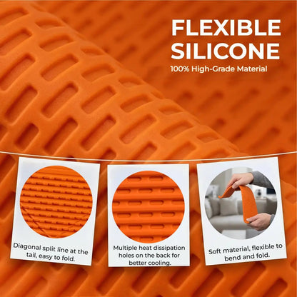 📱 All-in-One Foldable Silicone Aluminum Holder | Universal For Phone/Tablet/Laptop