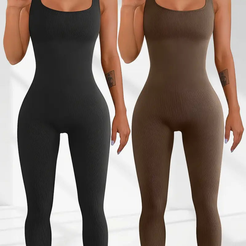 Women's Suspender Tank Top Tights
