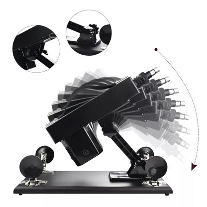 Automatic Sex Machine Gun with Standard Dildo and Extension Tube
