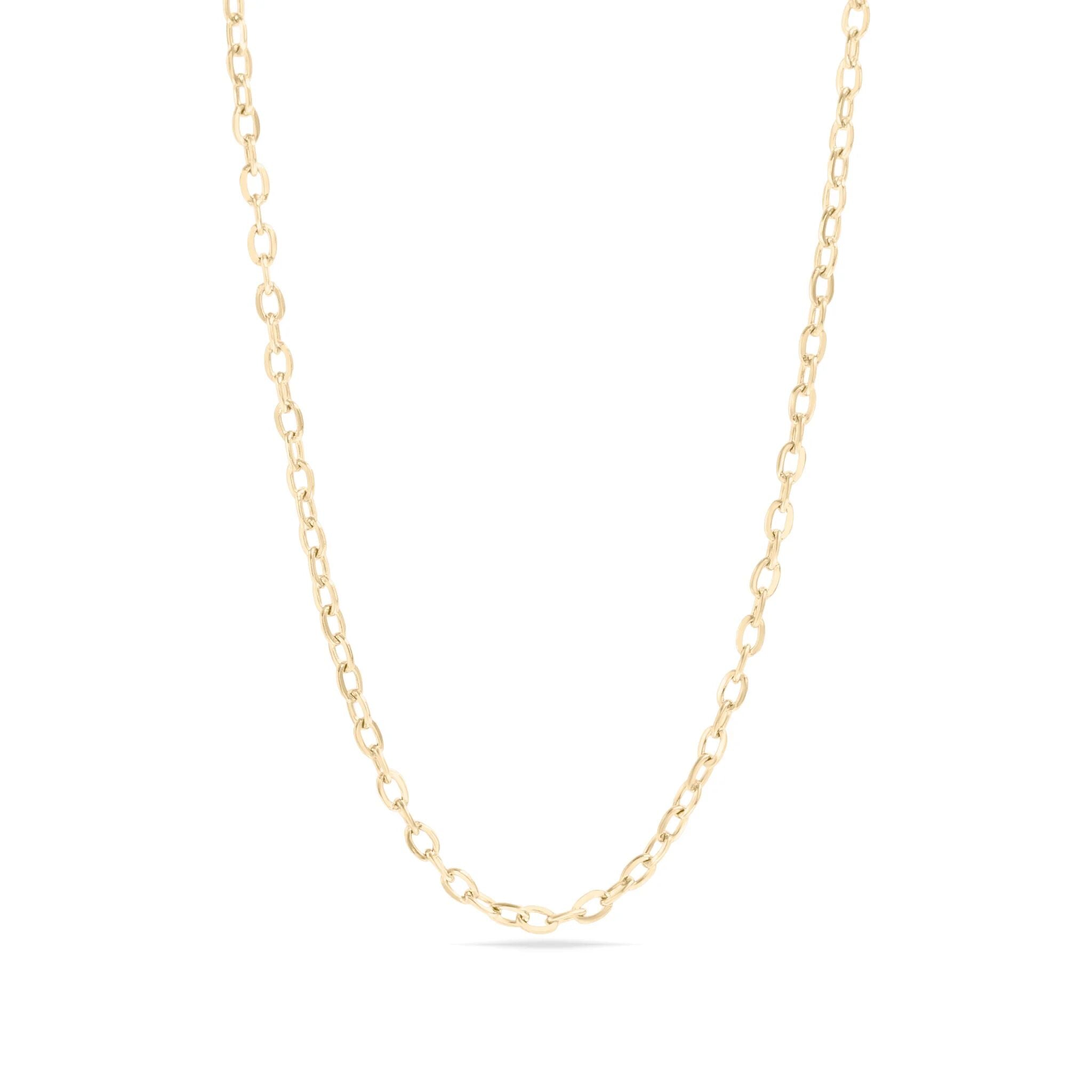 14K Gold Filled PLUS Loop/Cable Chain Necklace