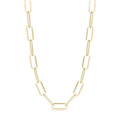 14K Gold Filled PLUS Paperclip Chain Necklace 4mm