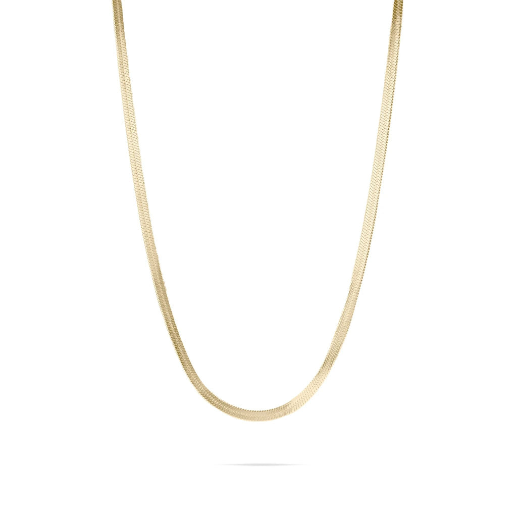 14K Gold Filled PLUS Herringbone Chain Necklace