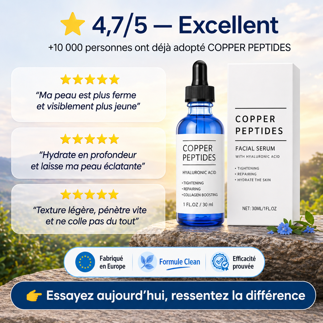 Sérum au GHK-Cu (30mL)