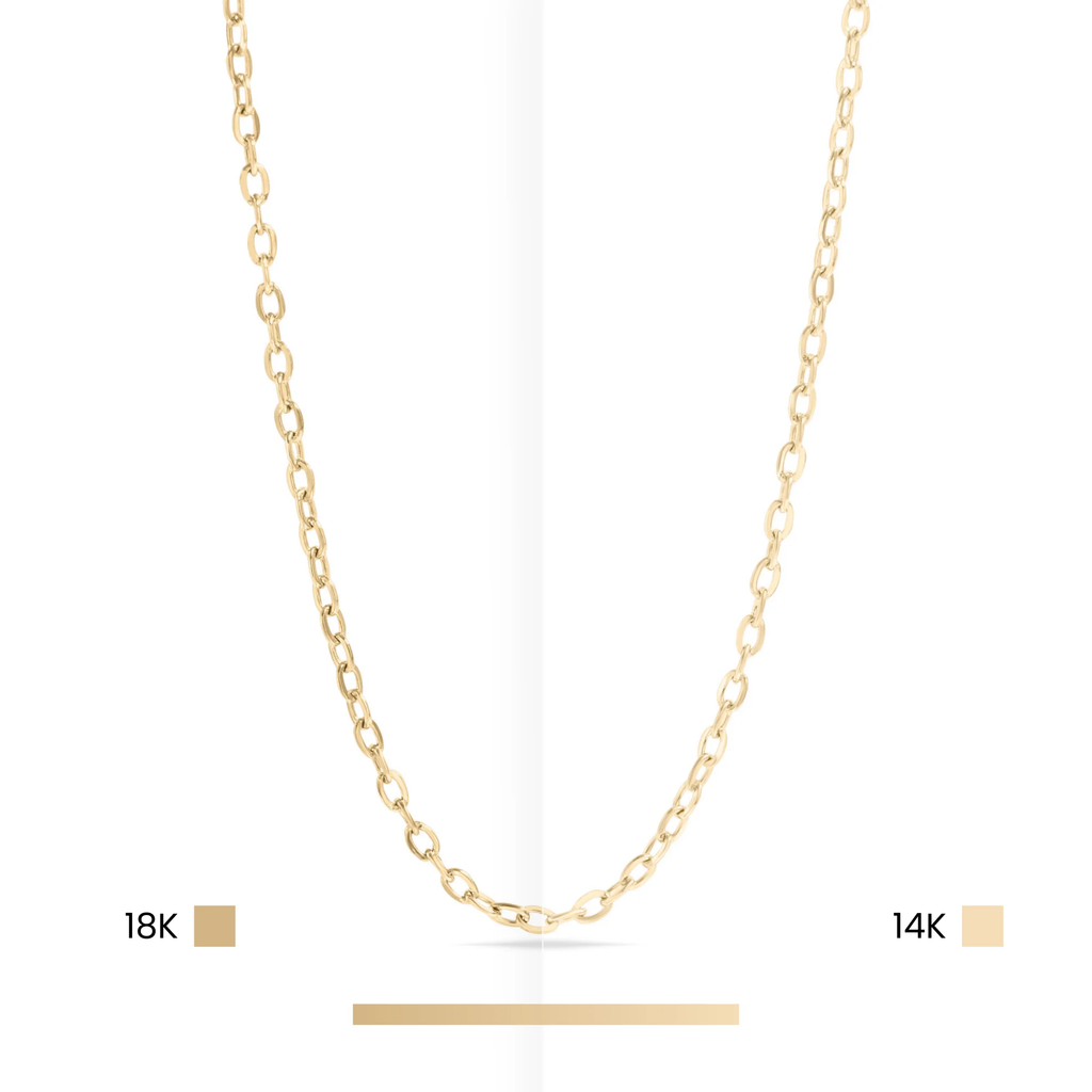14K Gold Filled PLUS Herringbone Chain Necklace