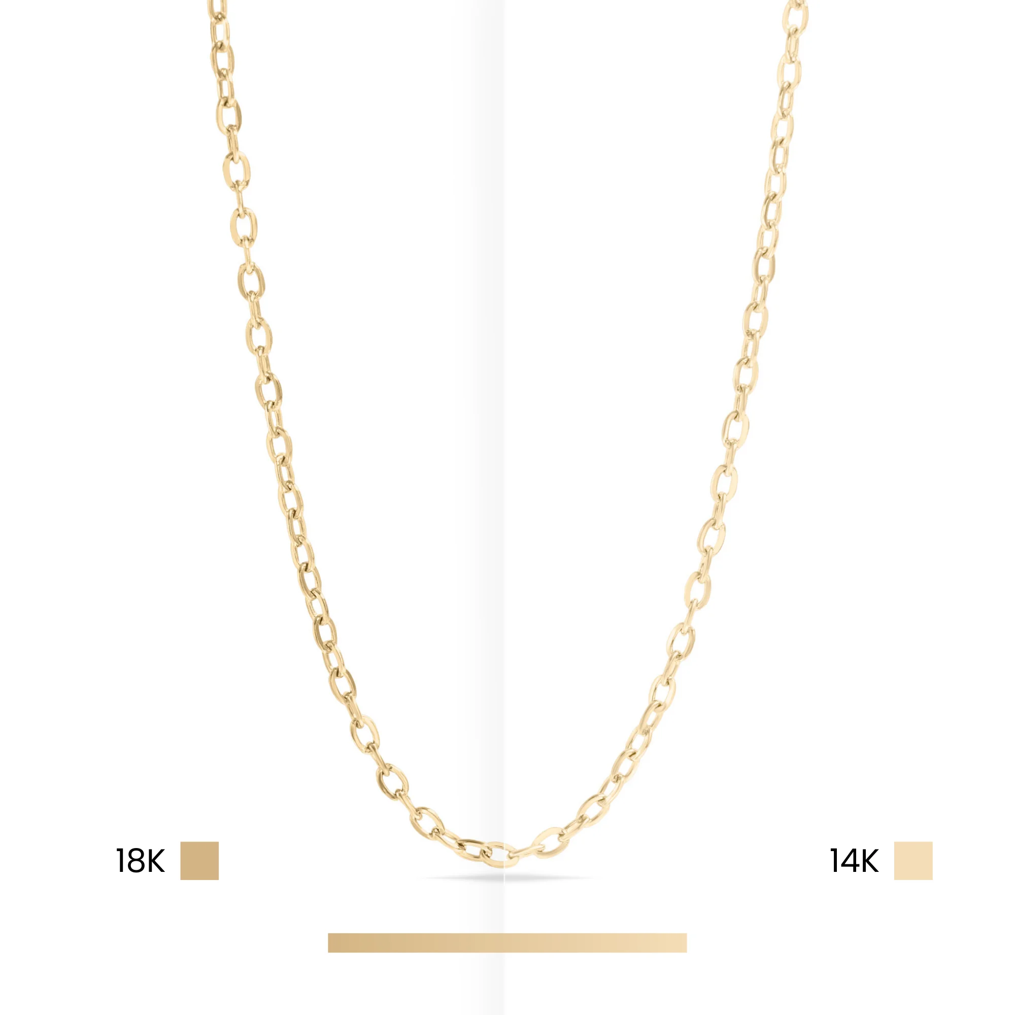 14K Gold Filled PLUS Herringbone Chain Necklace