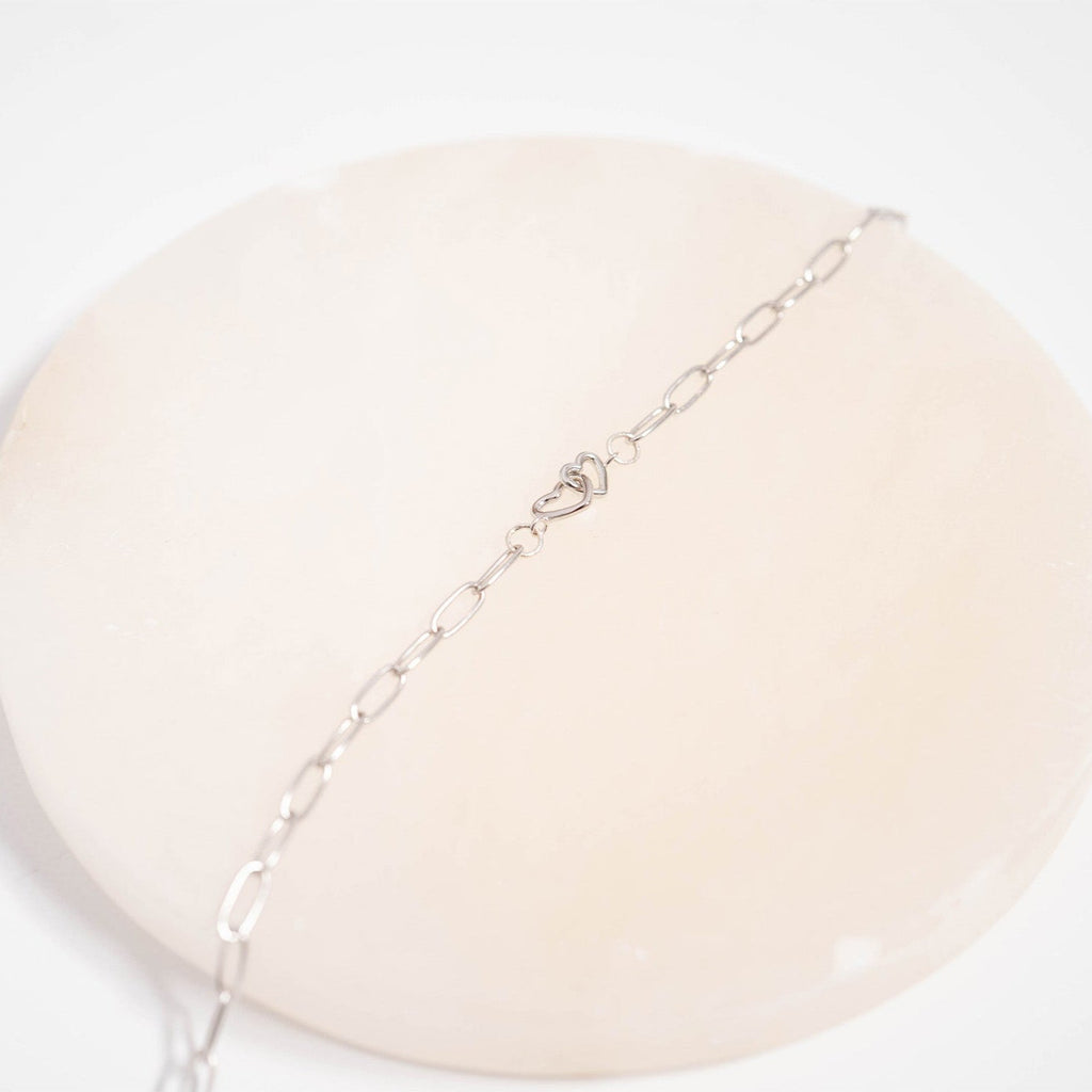 14K Gold Plated Sterling Silver Double Heart Permanent Jewelry Connector Charm