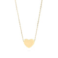 14K Gold Filled PLUS Blank Heart Necklace
