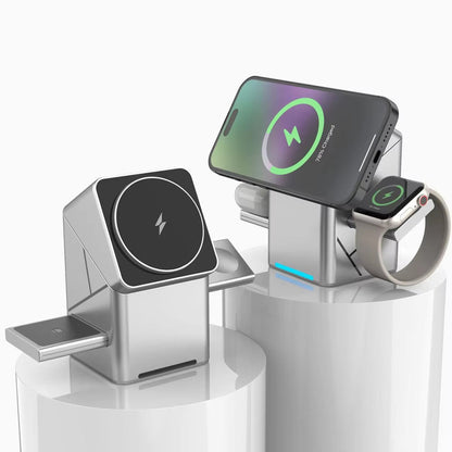 3-in-1 Foldable Magnetic Wireless Charging Station
