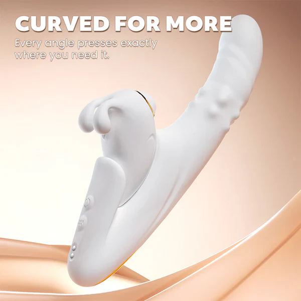 ❤️😍 2-in-1 Detachable Suction & Thrusting Vibrator with App Control