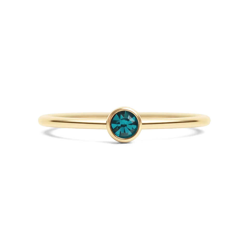 14K Gold Filled PLUS Birthstone Stacking Ring