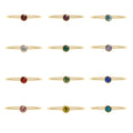 14K Gold Filled PLUS Birthstone Stacking Ring