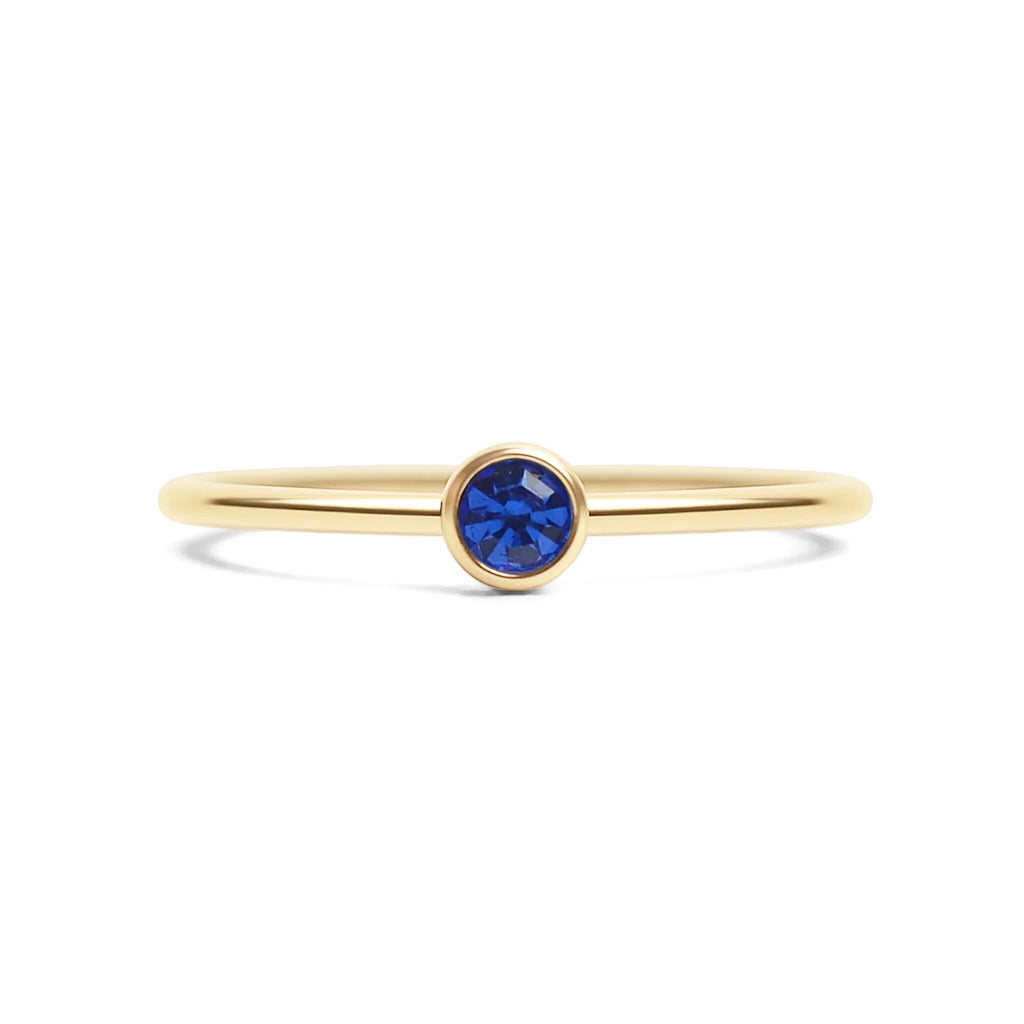 14K Gold Filled PLUS Birthstone Stacking Ring