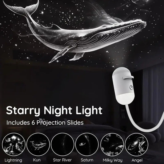 🌟 Starry Sky Night Light Projector – Independent Station Landing Page-- 🌙Kids Starry Night Light | 6-in-1 Galaxy Projector for Bedroom