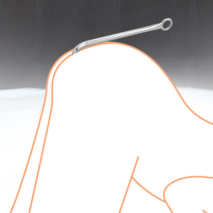 Stainless Steel Anal Hook with 3 Balls