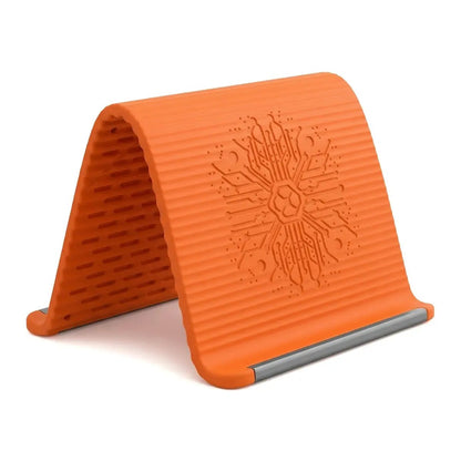 📱 All-in-One Foldable Silicone Aluminum Holder | Universal For Phone/Tablet/Laptop