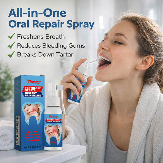🦷All-in-One Oral Repair Spray – One Spray to Fix Bad Breath, Bleeding Gums & Tartar