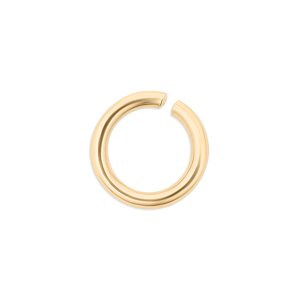 10 Pack 14K Gold Plated Open Jump Rings