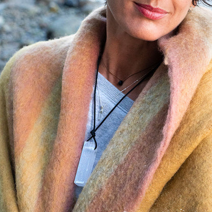Selenite Energy Necklace + Free Personalized Tarot Reading